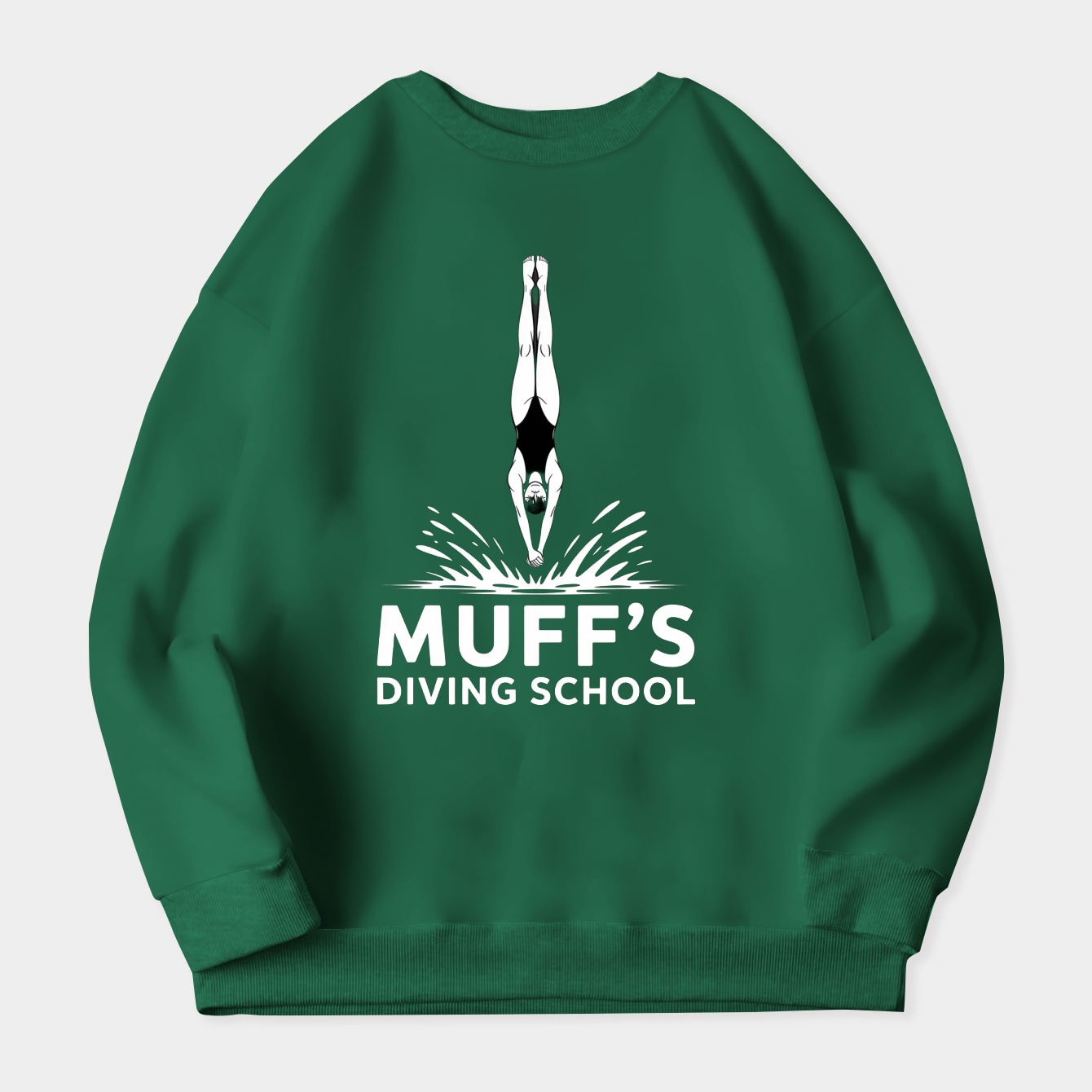 Muff's Diving School Women's Crewneck Sweatshirt