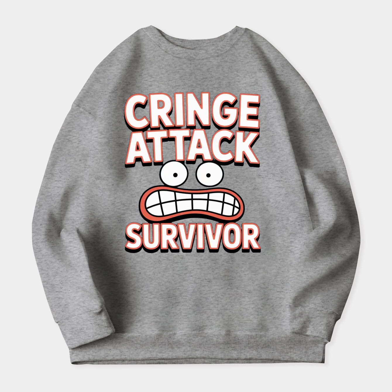 Cringe Attack Survivor Women's Crewneck Sweatshirt