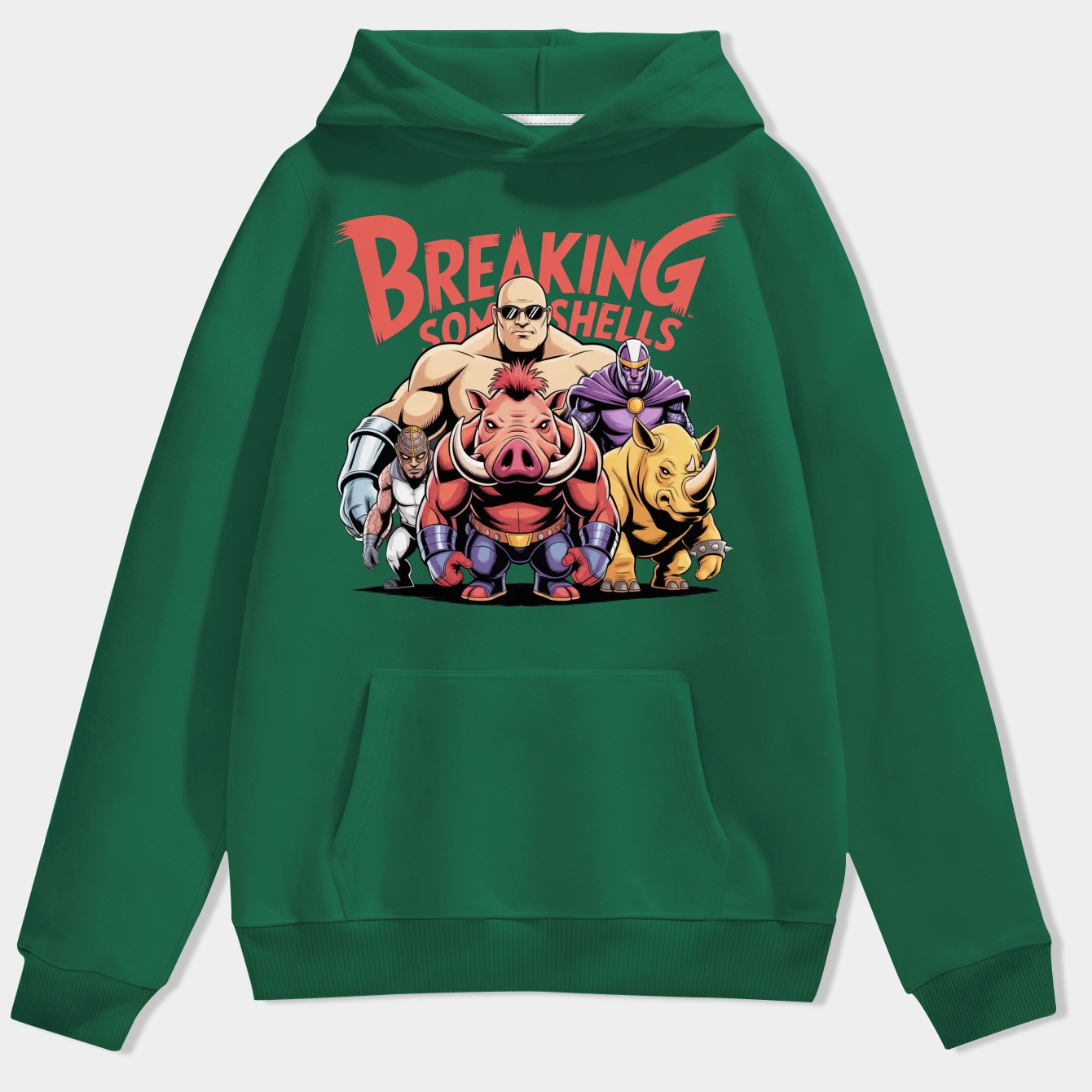 Breaking Some Shells Men's Hoodie