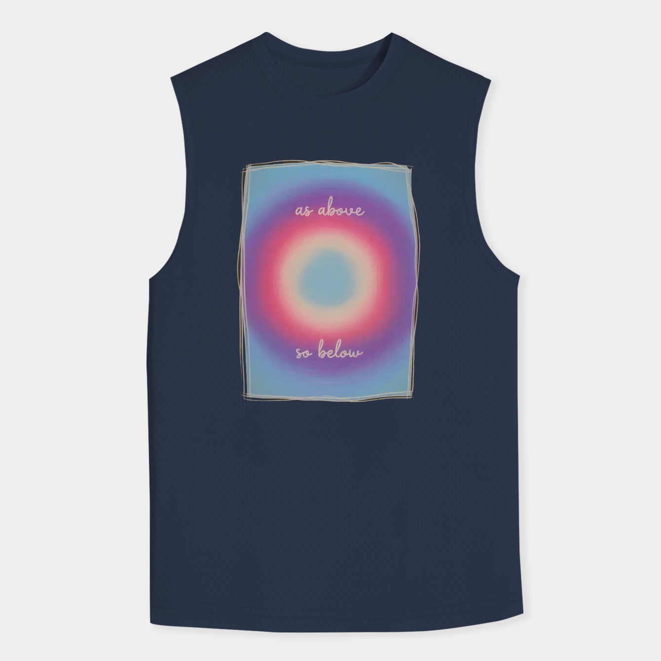 As above so below Men's Big & Tall Tank Top