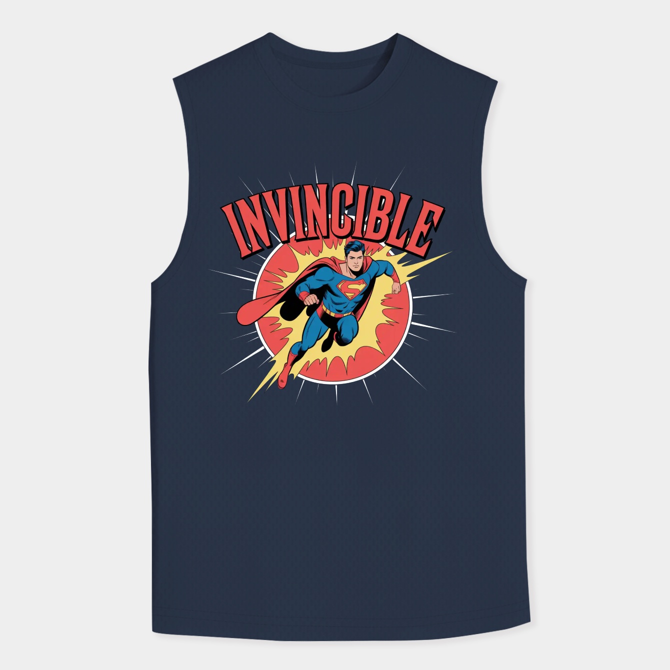 Superman Invincible Men's Big & Tall Tank Top