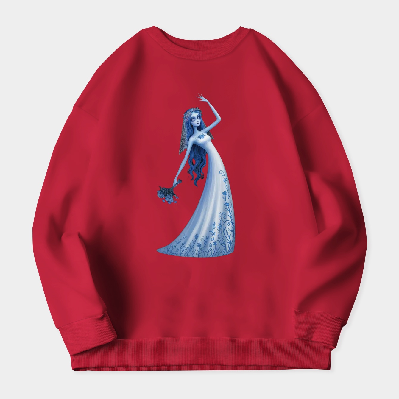 Corpse Bride from Tim Burton Women's Crewneck Sweatshirt