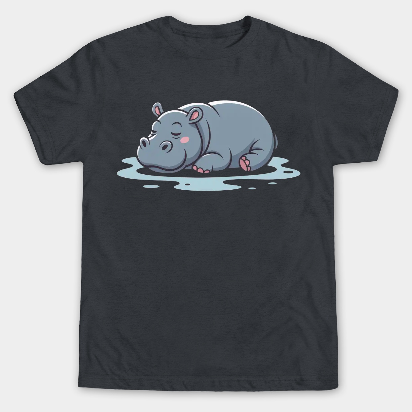 Moo Deng & sleeping Men's Big & Tall T-shirt