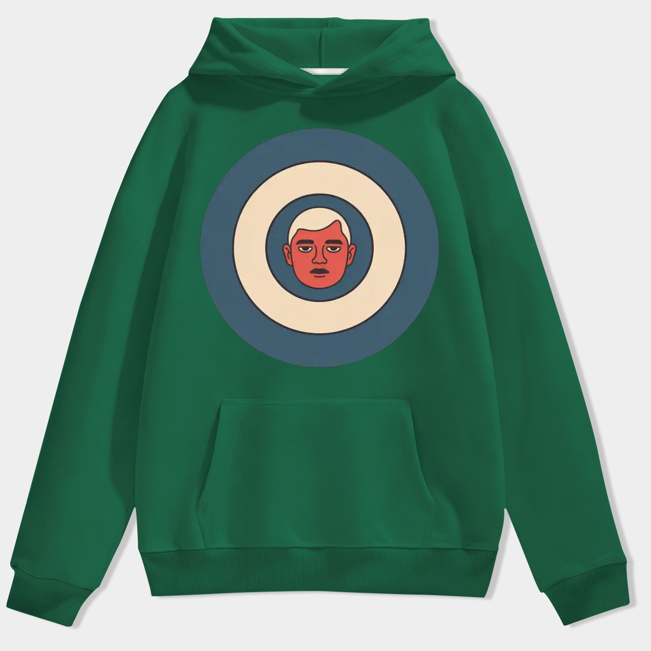 Bicycle mod target Men's Hoodie