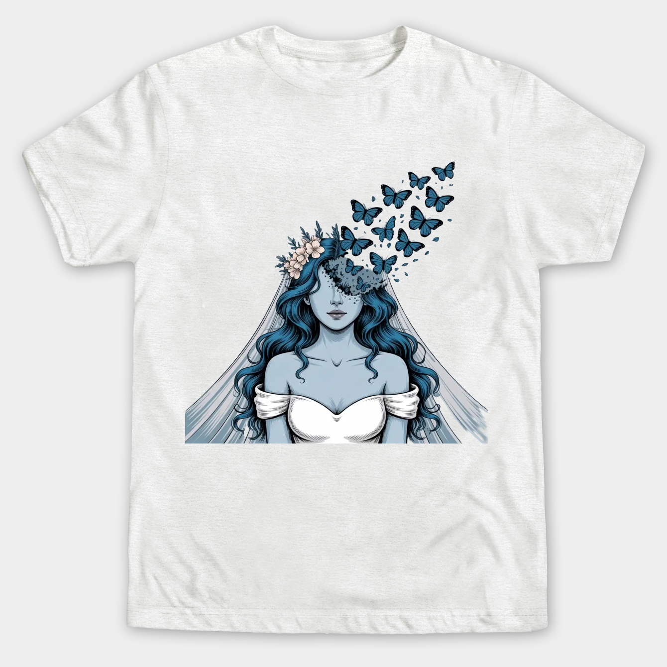 Flying Butterfly Men's Big & Tall T-shirt