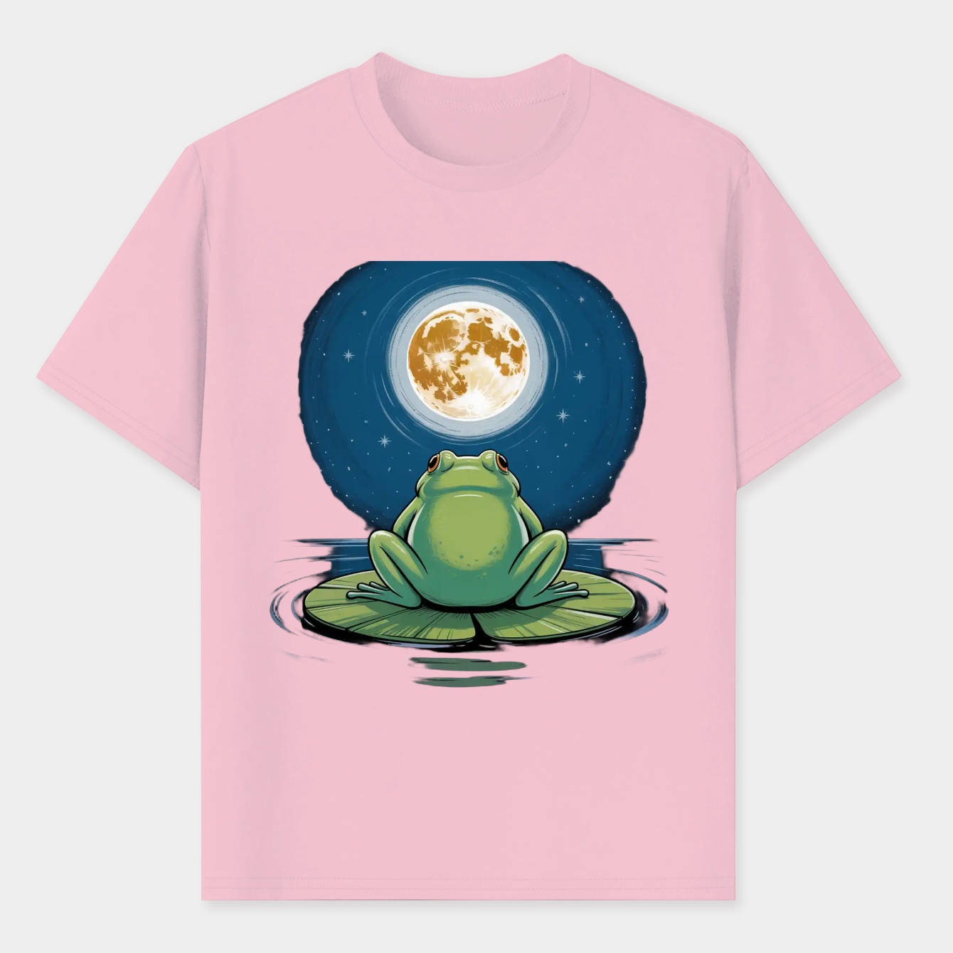 Frog Butt Under the Moon Men's T-Shirt