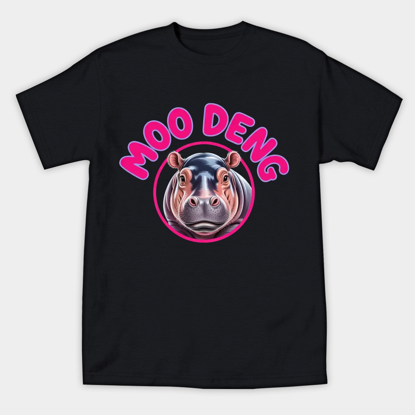 Moo Deng Women's Athletic Performance T-Shirt