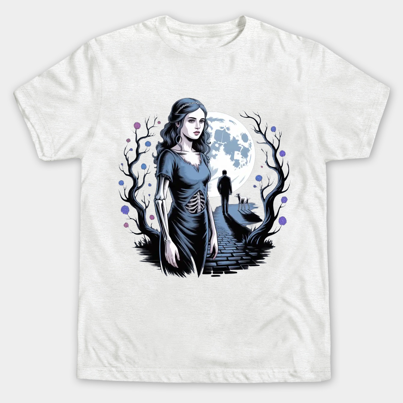 Emily the Corpse Bride Men's Big & Tall T-shirt