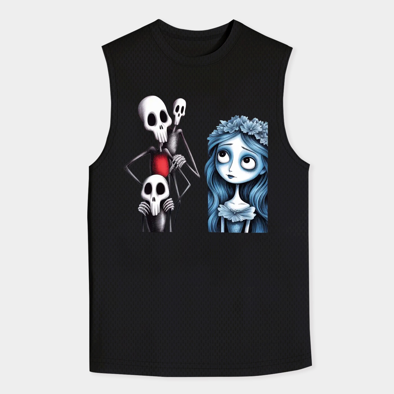 Tim Burton Characters Men's Tank Top