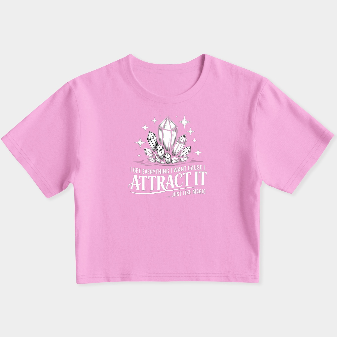 Attract It Women's Slim Fit Baby Tee