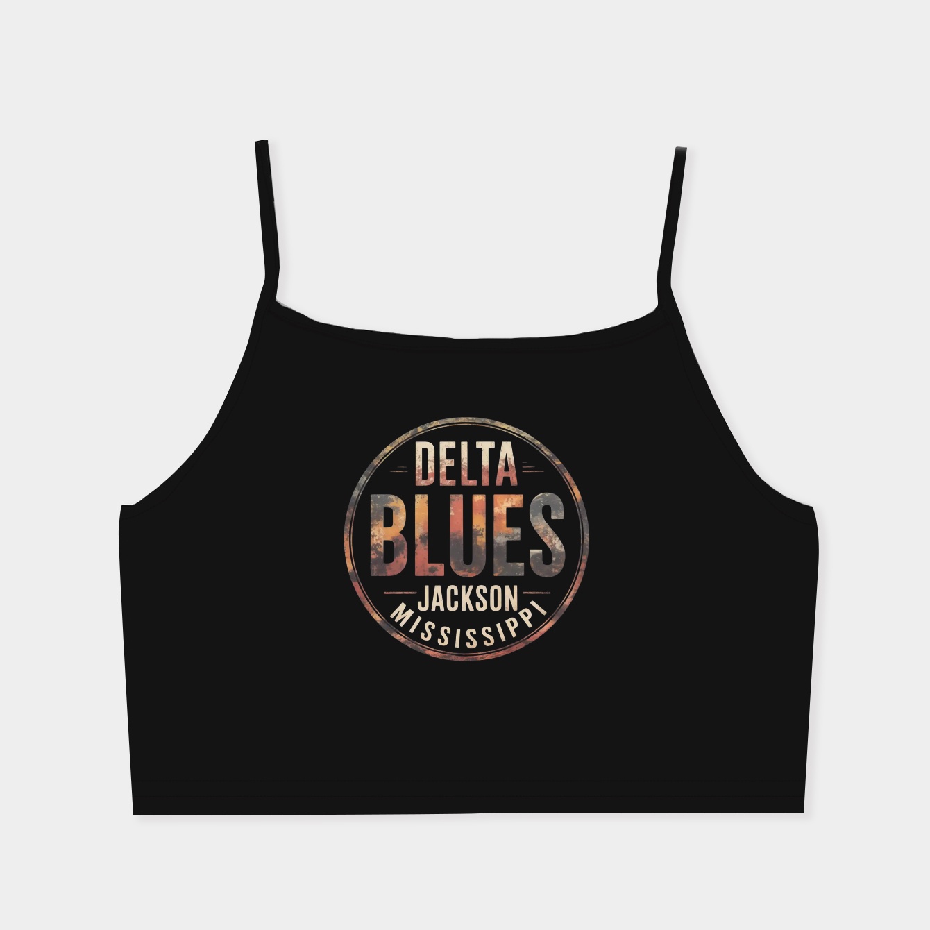 Rusty delta blues Women's  Spaghetti Strap Tank Top