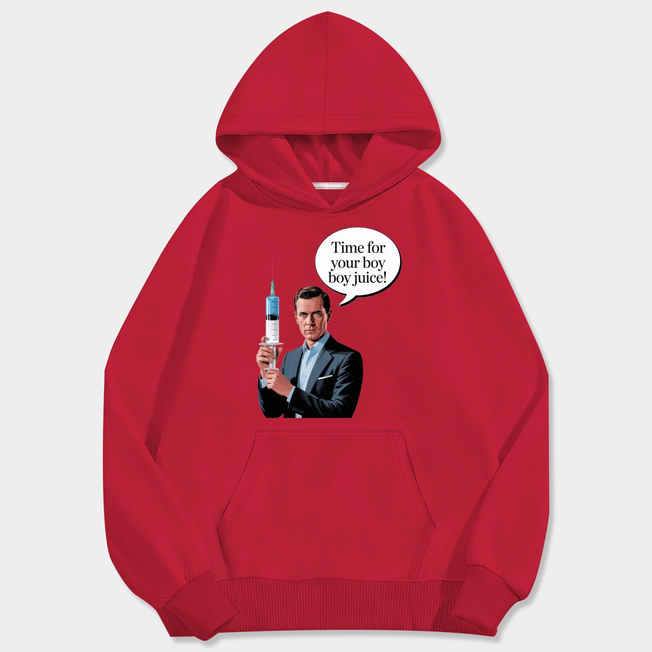 time for boy juice Men's Big & Tall Hoodie