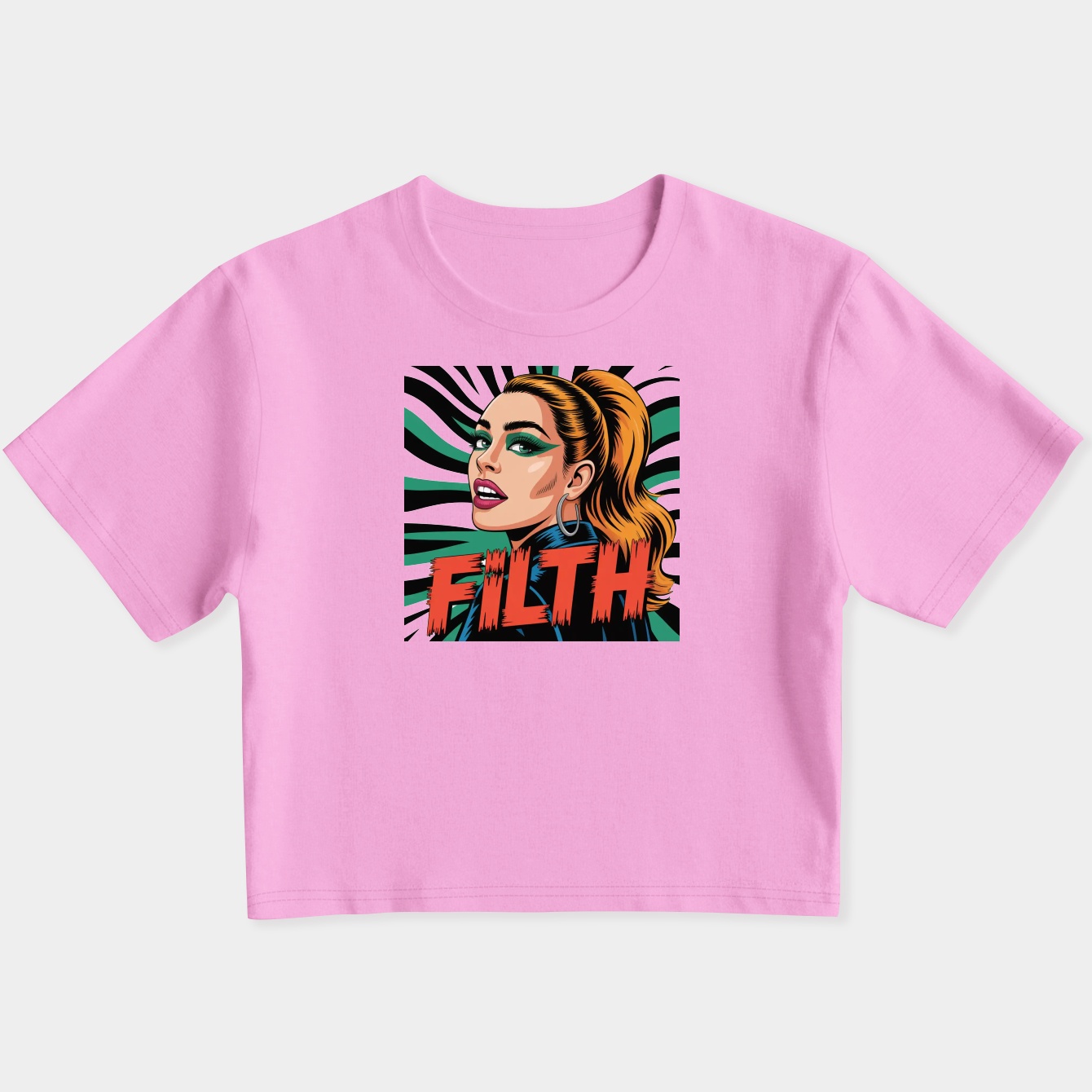 FILTH Women's Slim Fit Baby Tee