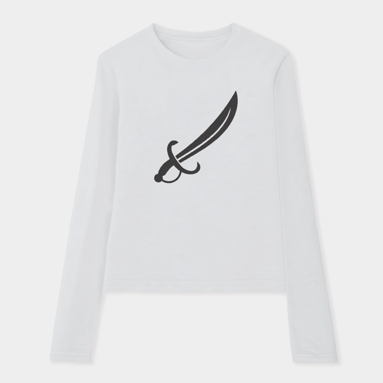 Pirate Sword Women's Soft Long Sleeve T-Shirt