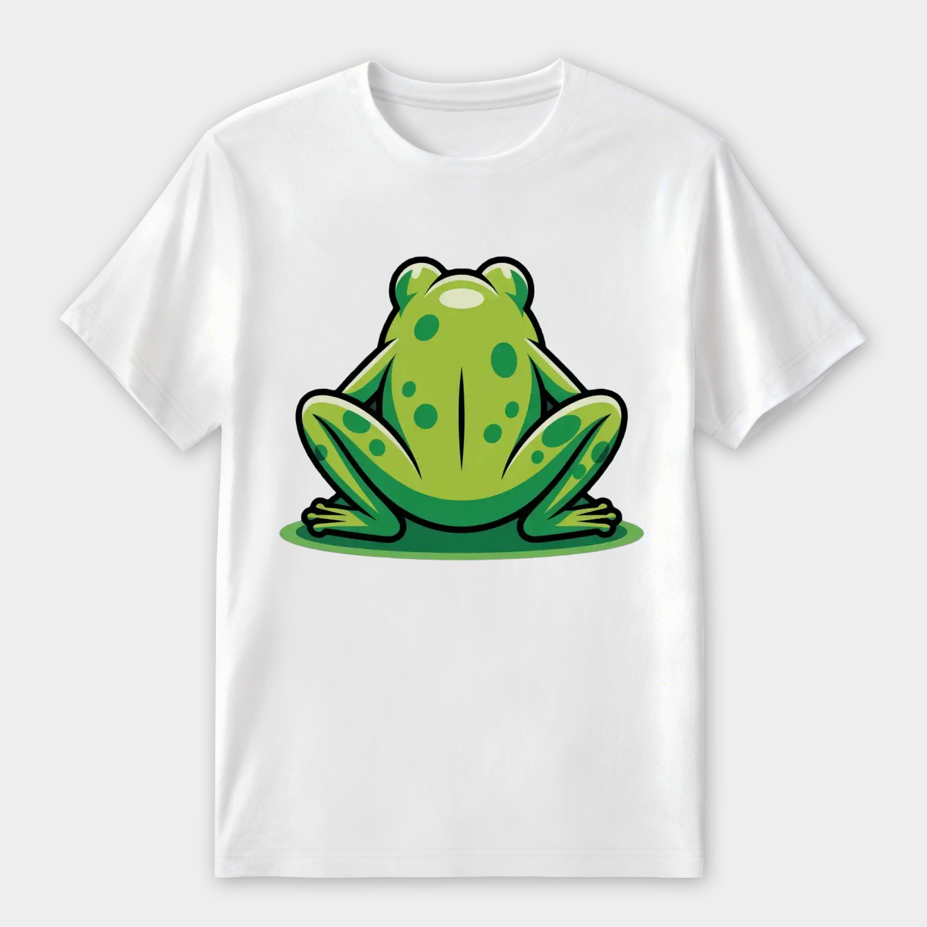 Cute Frog Butt Design Women's Premium Soft T-Shirt