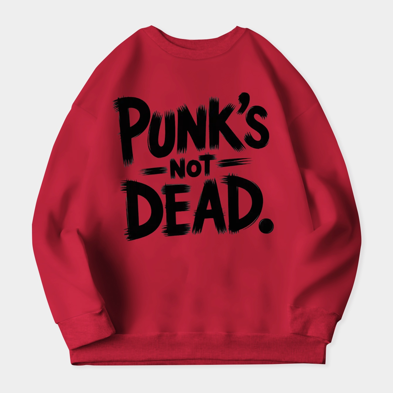 PUNK'S NOT DEAD Women's Plus Size Sweatshirt