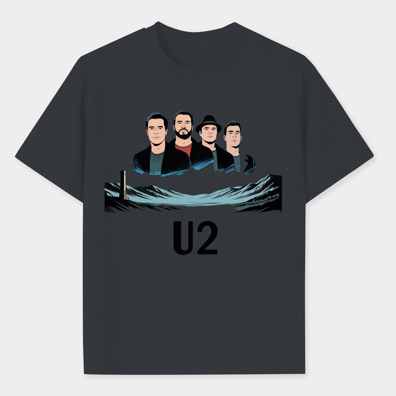 U2 Rock Band Men's Performance Athletic T-Shirt