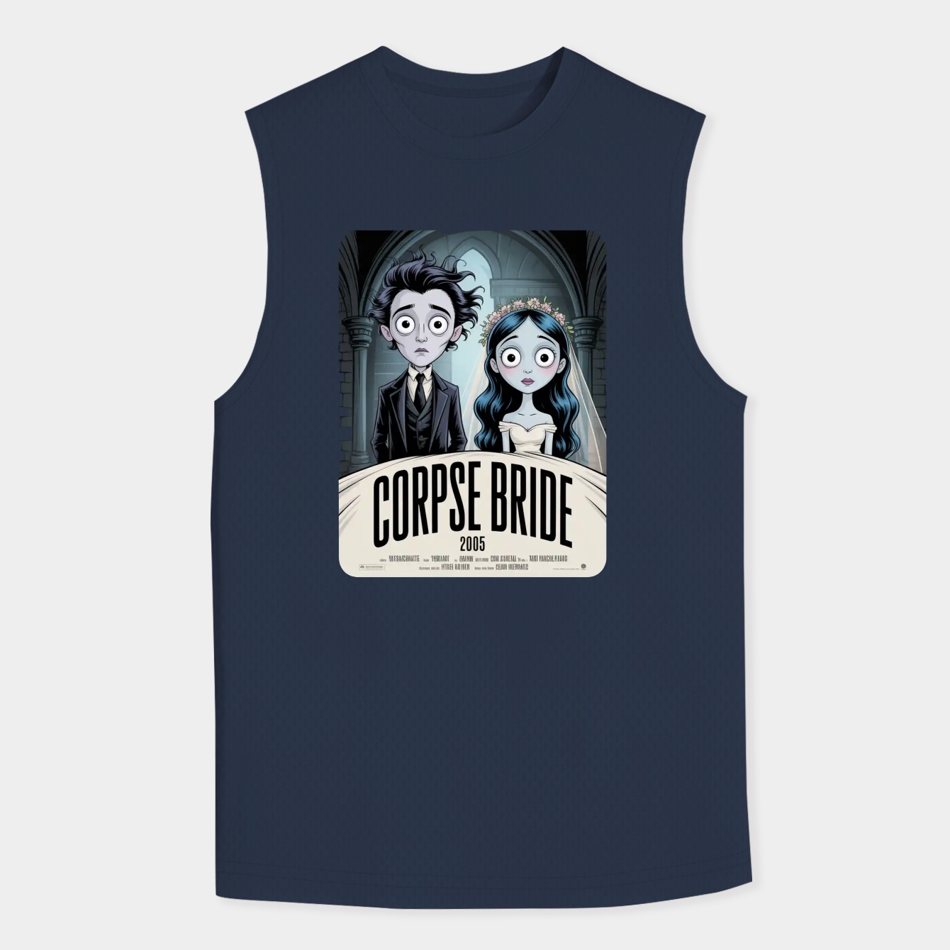 Corpse Bride (2005) Poster Men's Tank Top