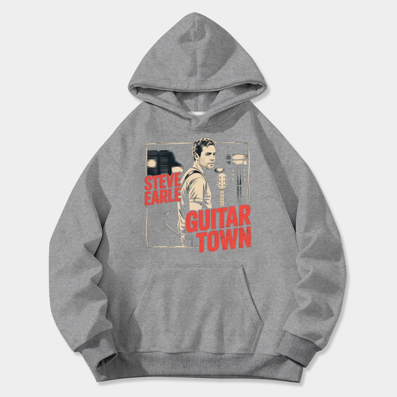 Guitar town Women's Plus Size Hoodie