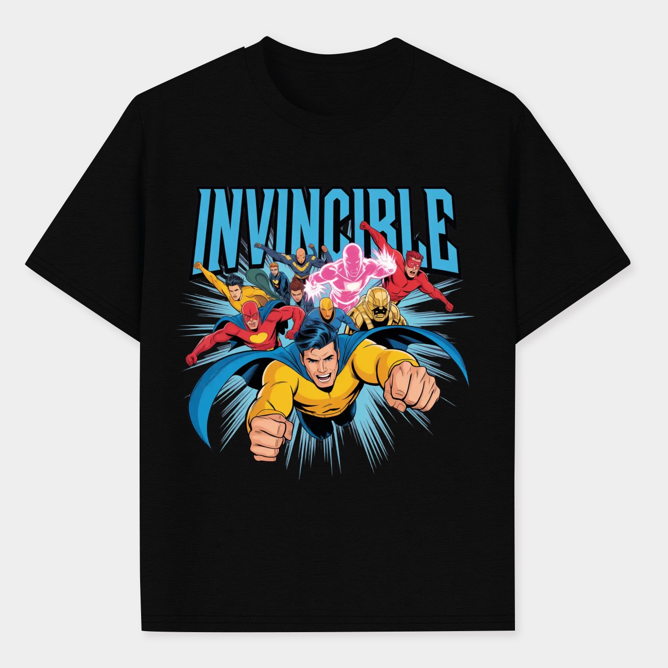 Invincible Characters Men's Performance Athletic T-Shirt