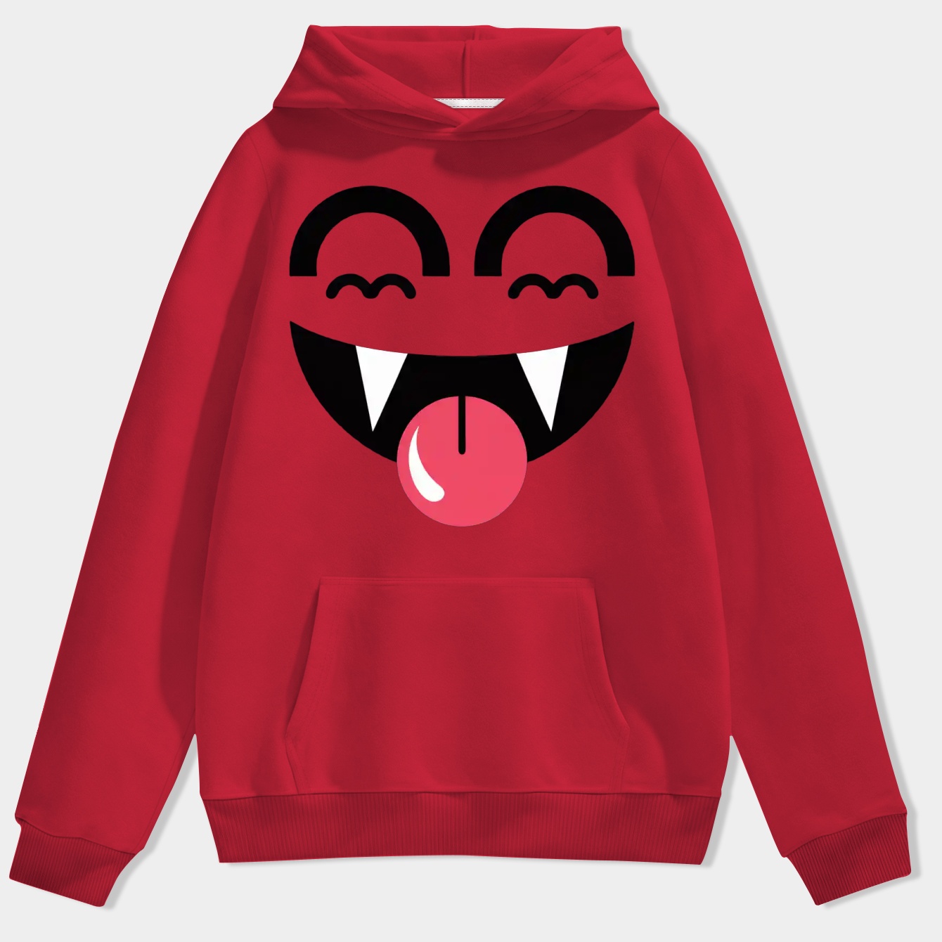 Cute Vampire Face Men's Hoodie