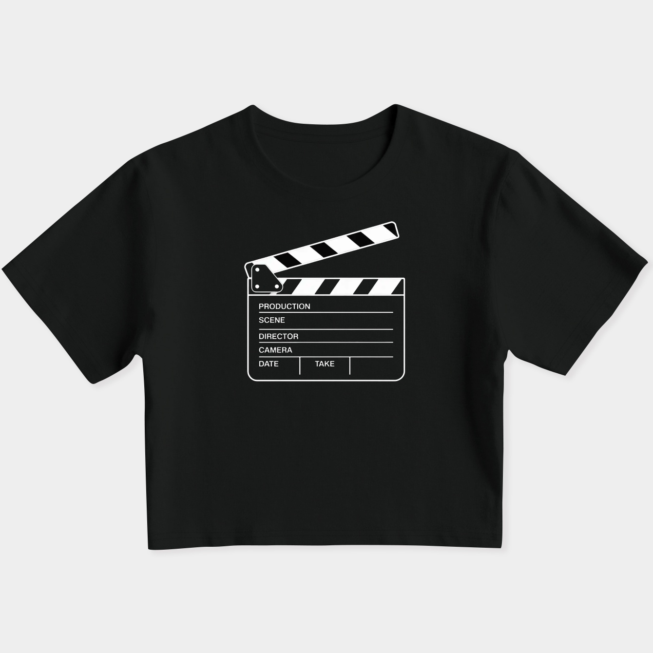 Clapperboard Women's Slim Fit Baby Tee