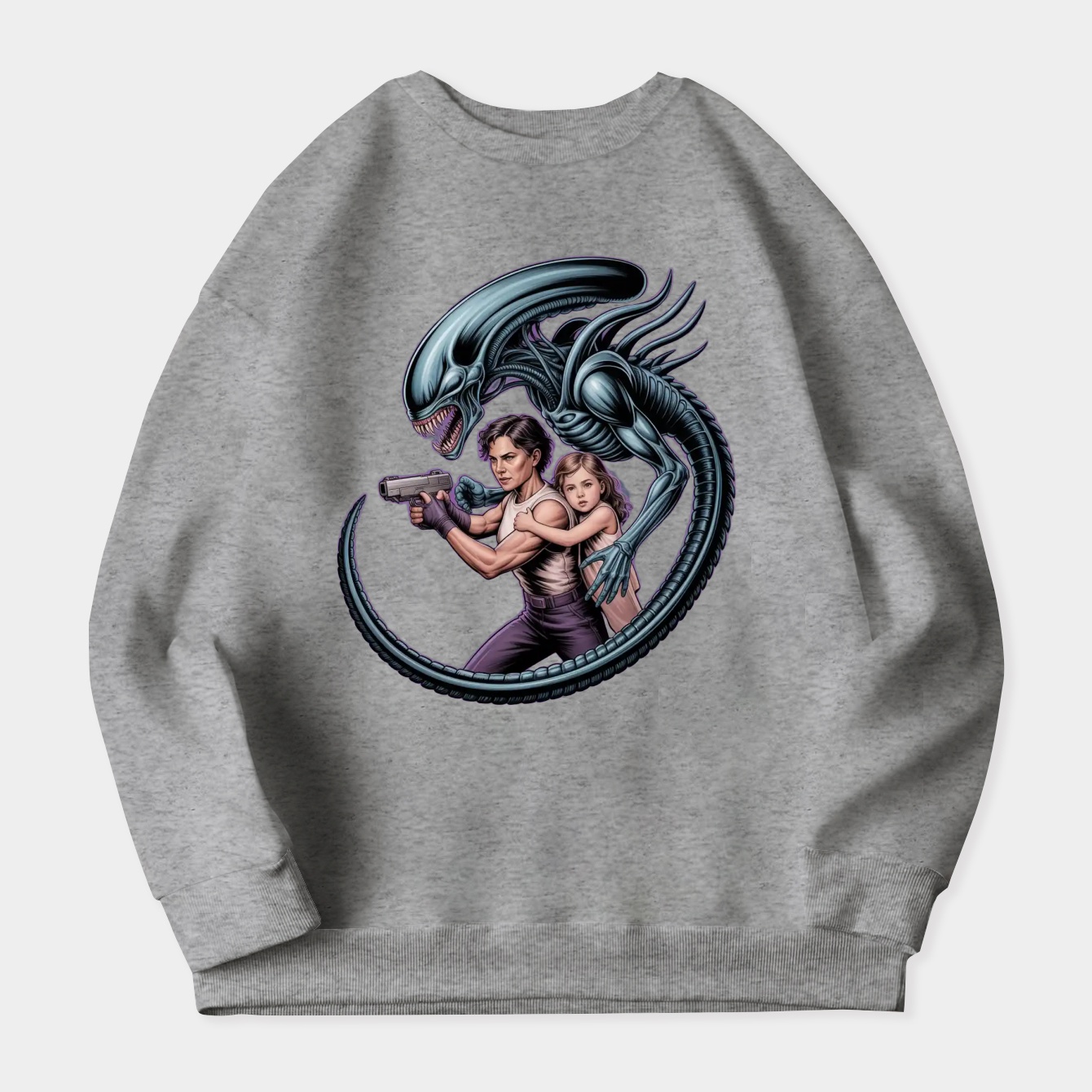 Ripley vs Alien Queen Women's Plus Size Sweatshirt
