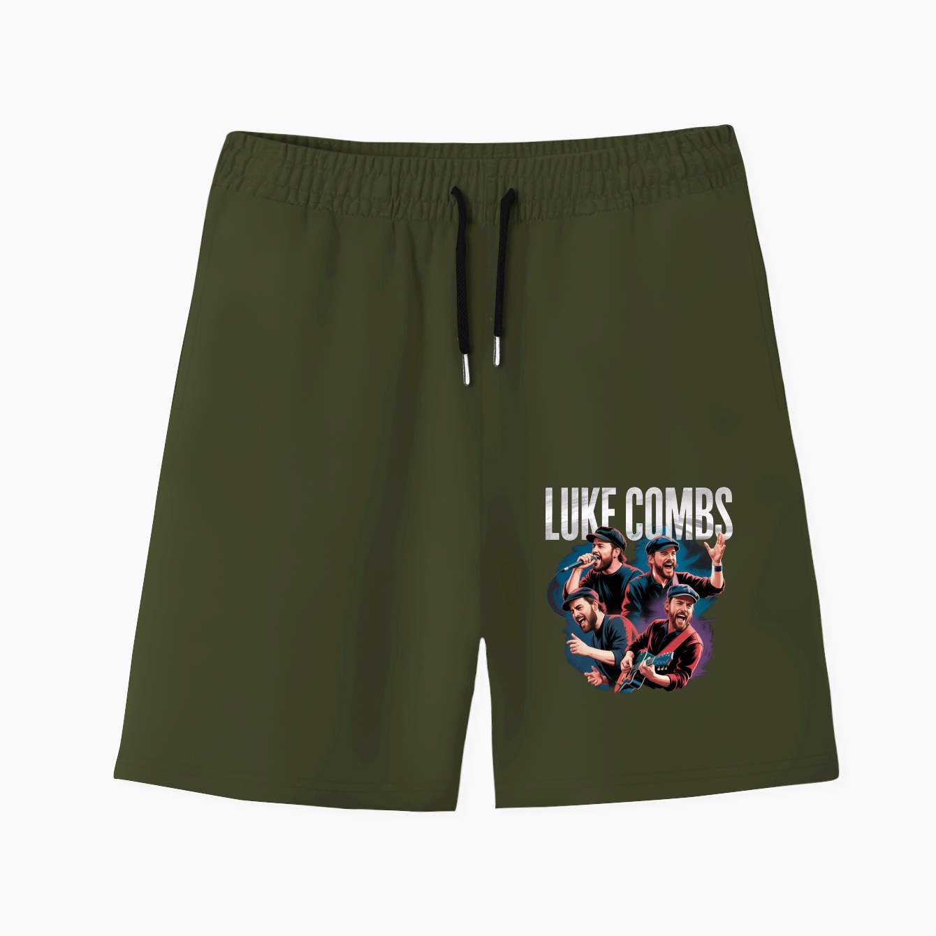 Luke Combs bootleg design Men's Quick-Dry Athletic Shorts