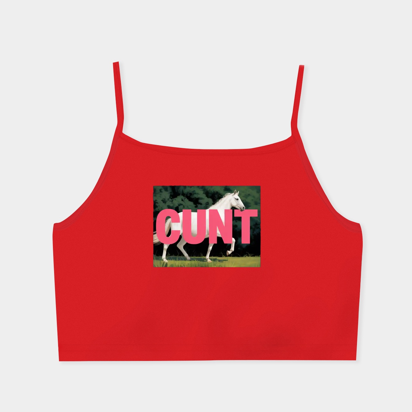 cuntyyyyyy Women's  Spaghetti Strap Tank Top