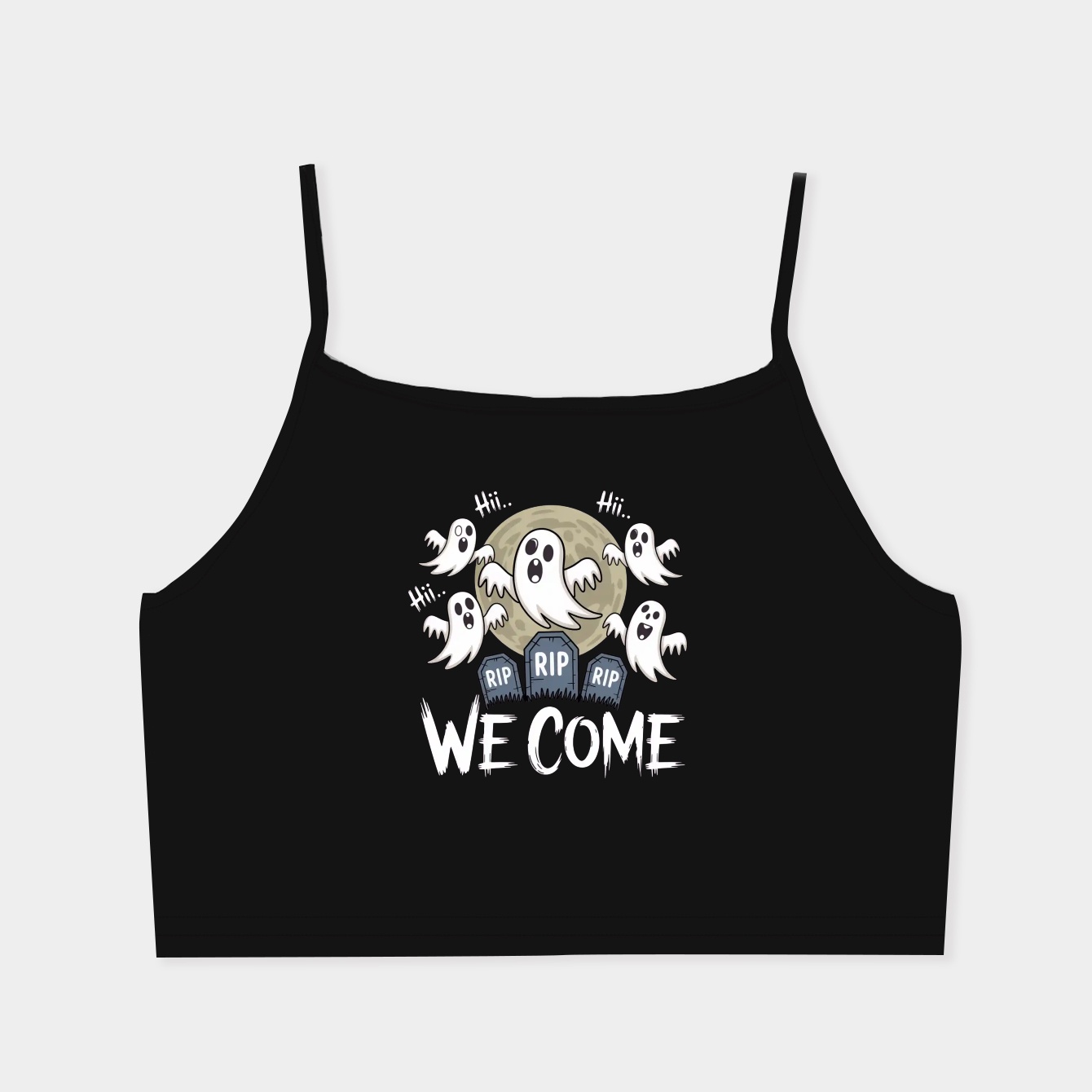 HalloweenTown Women's  Spaghetti Strap Tank Top