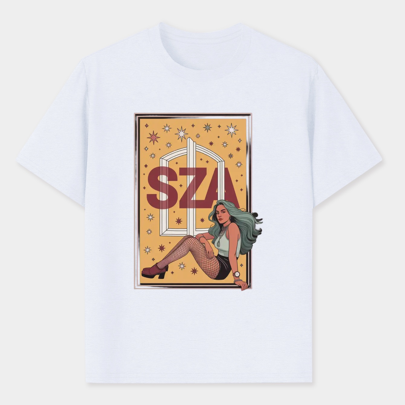 Sza Art Men's Performance Athletic T-Shirt