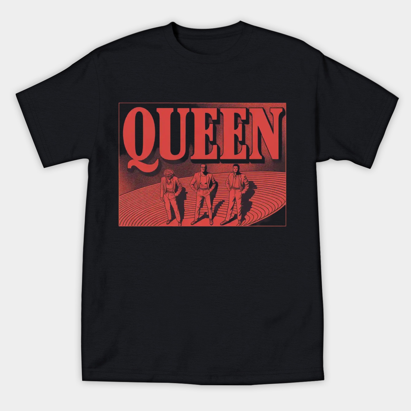 Queen Stadium Steps Women's Athletic Performance T-Shirt