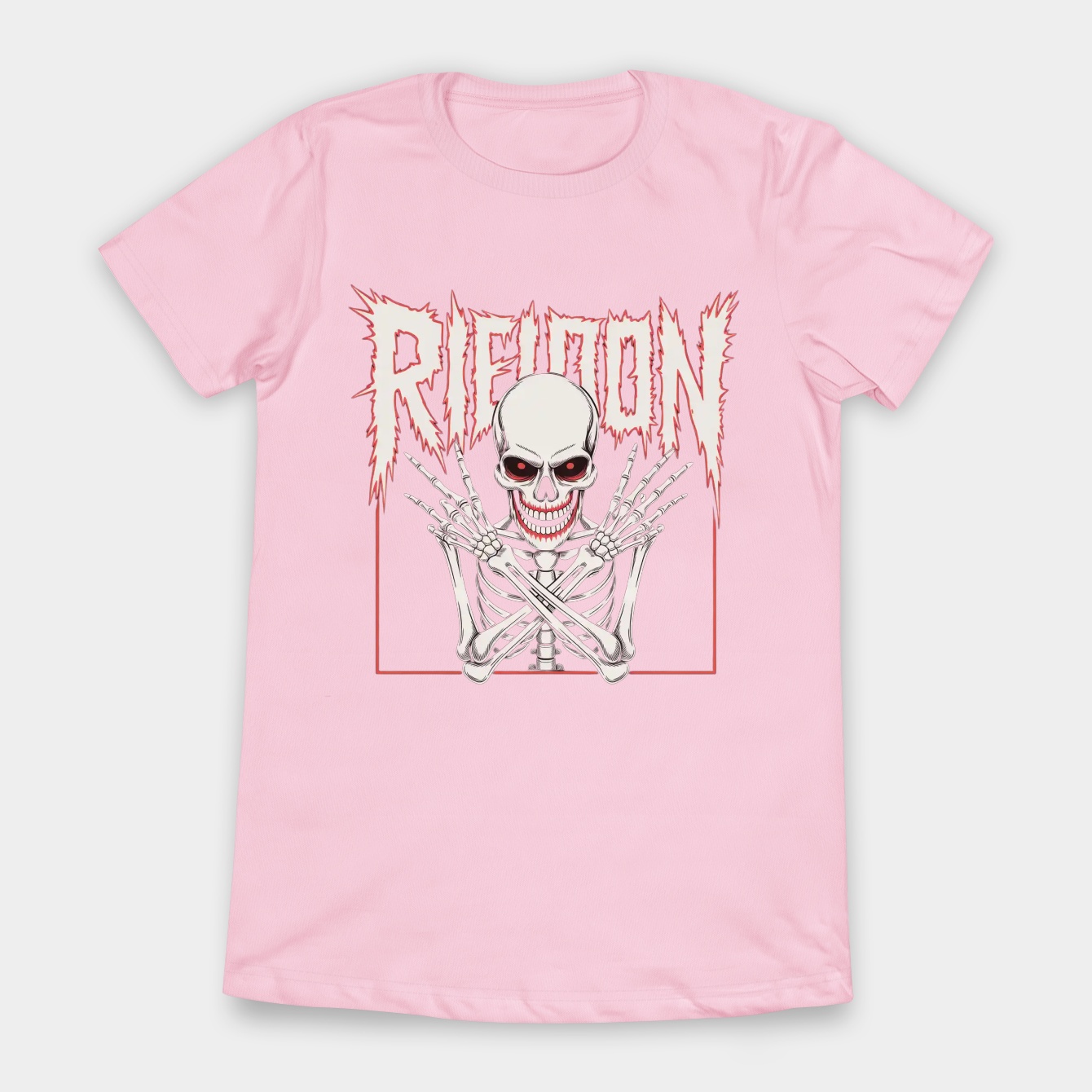 Miswitch Gothic Skeleton Design Women's T-Shirt