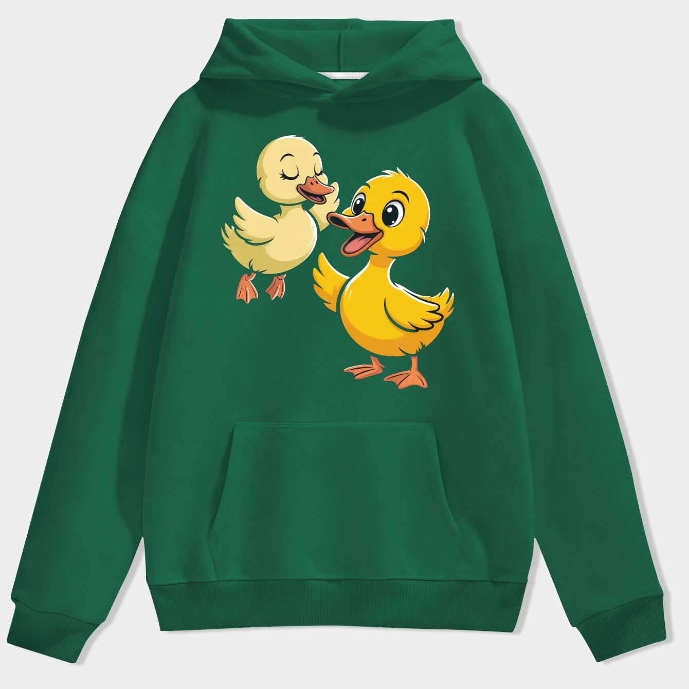 Duckie and Duck: Jumpy Men's Hoodie