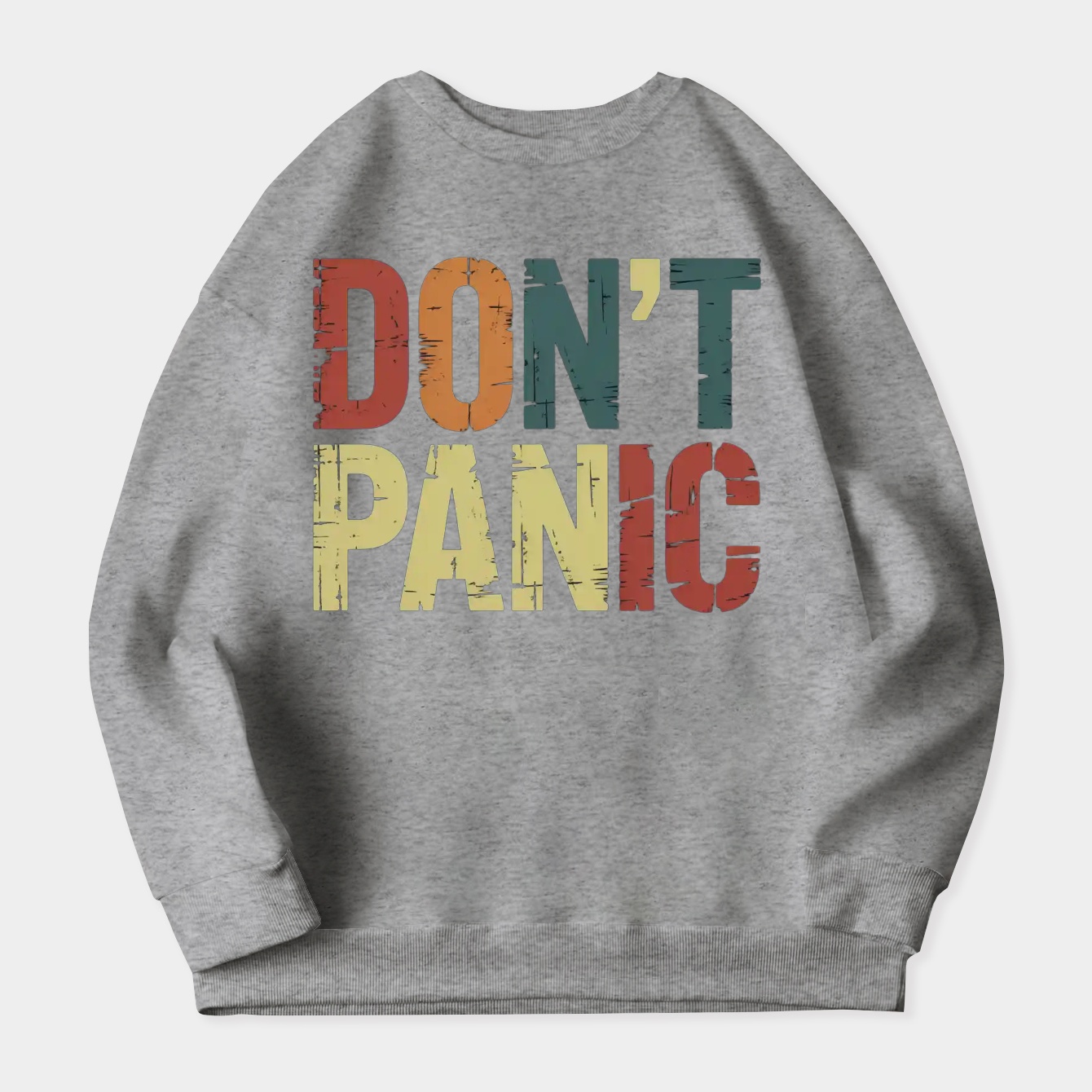 Vintage Don't Panic Women's Plus Size Sweatshirt