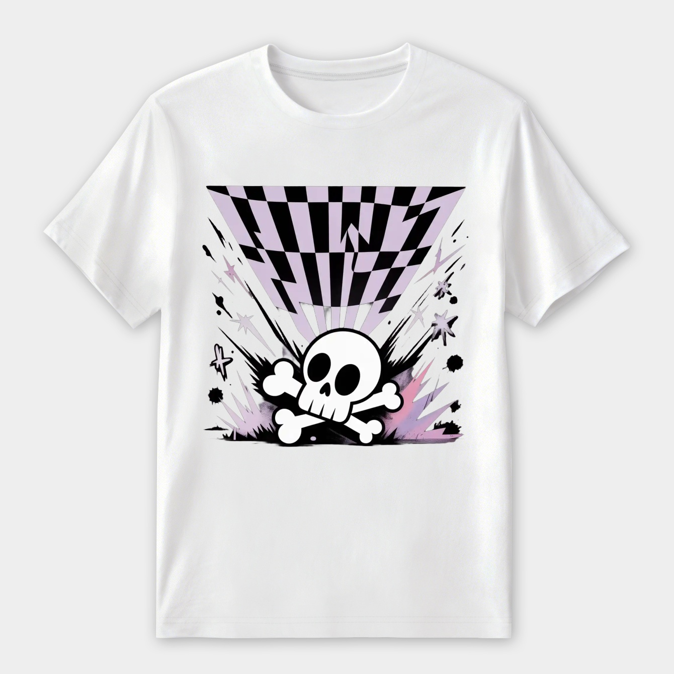 Scene Kid Skull Women's Premium Soft T-Shirt