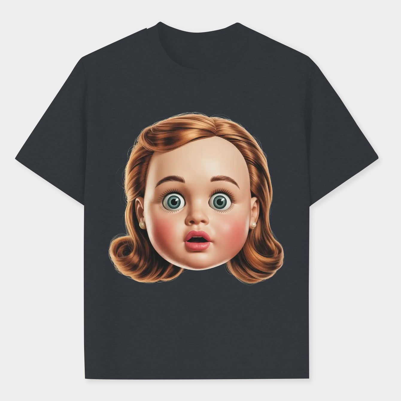 Funny Disgusting Doll face Meme Men's Performance Athletic T-Shirt