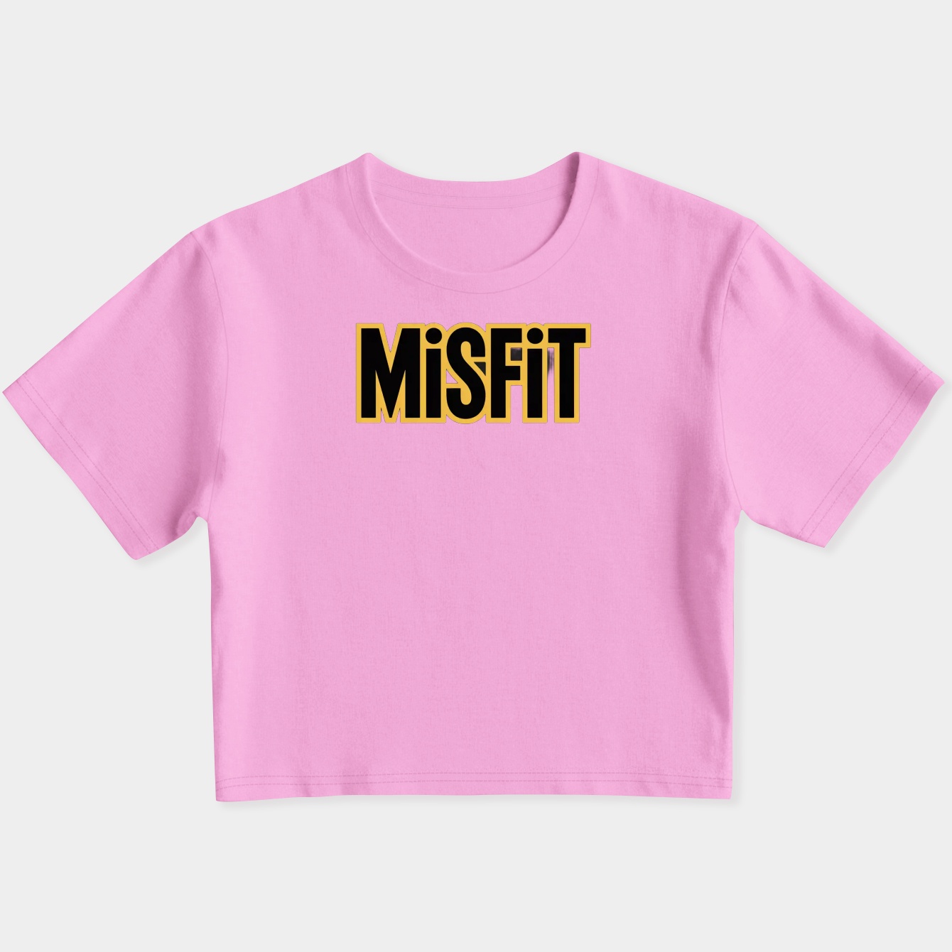 Bold Misfit Statement Design Women's Slim Fit Baby Tee