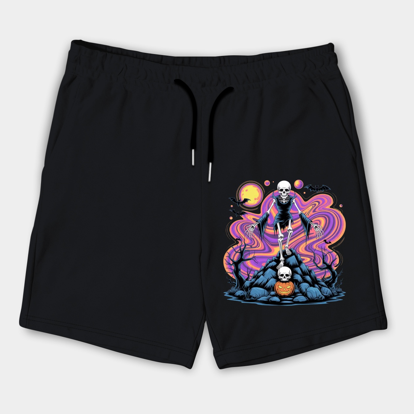 Psychedelic Halloween Men's Shorts