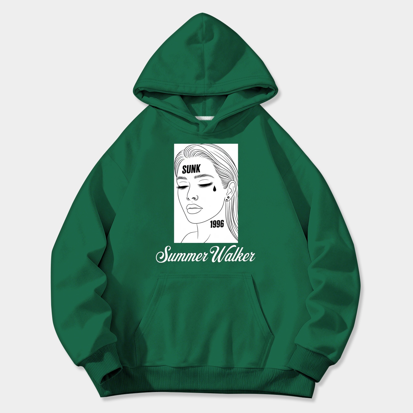 summer 1996 Women's Plus Size Hoodie
