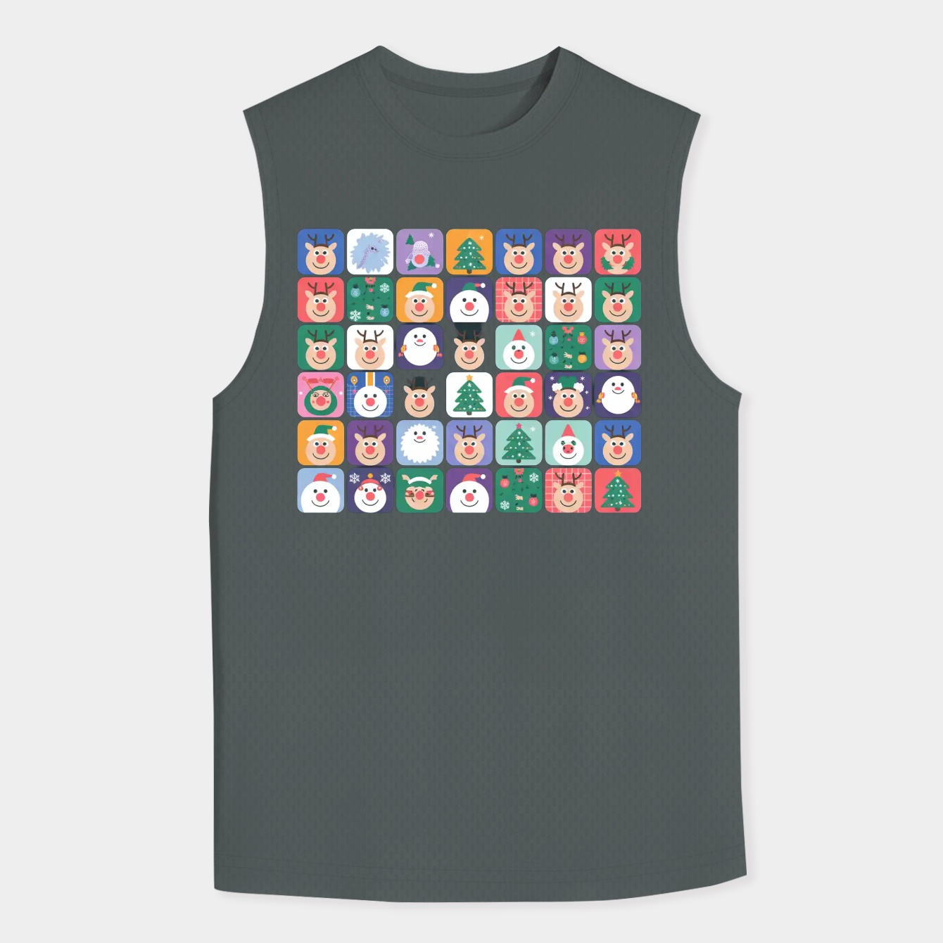 Rudolph Squares Men's Tank Top