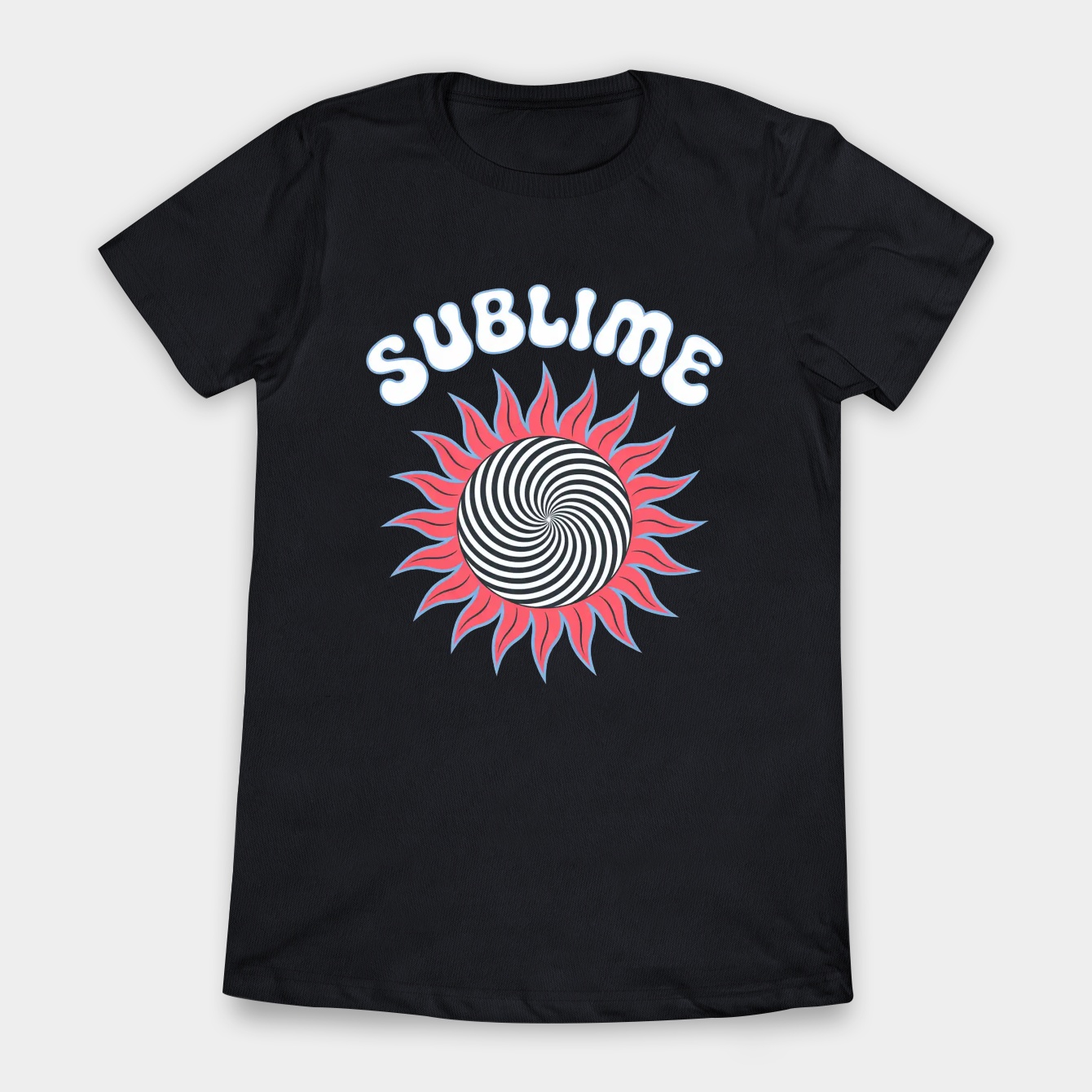 Sublime Hypnotic Sun Spiral Women's T-Shirt