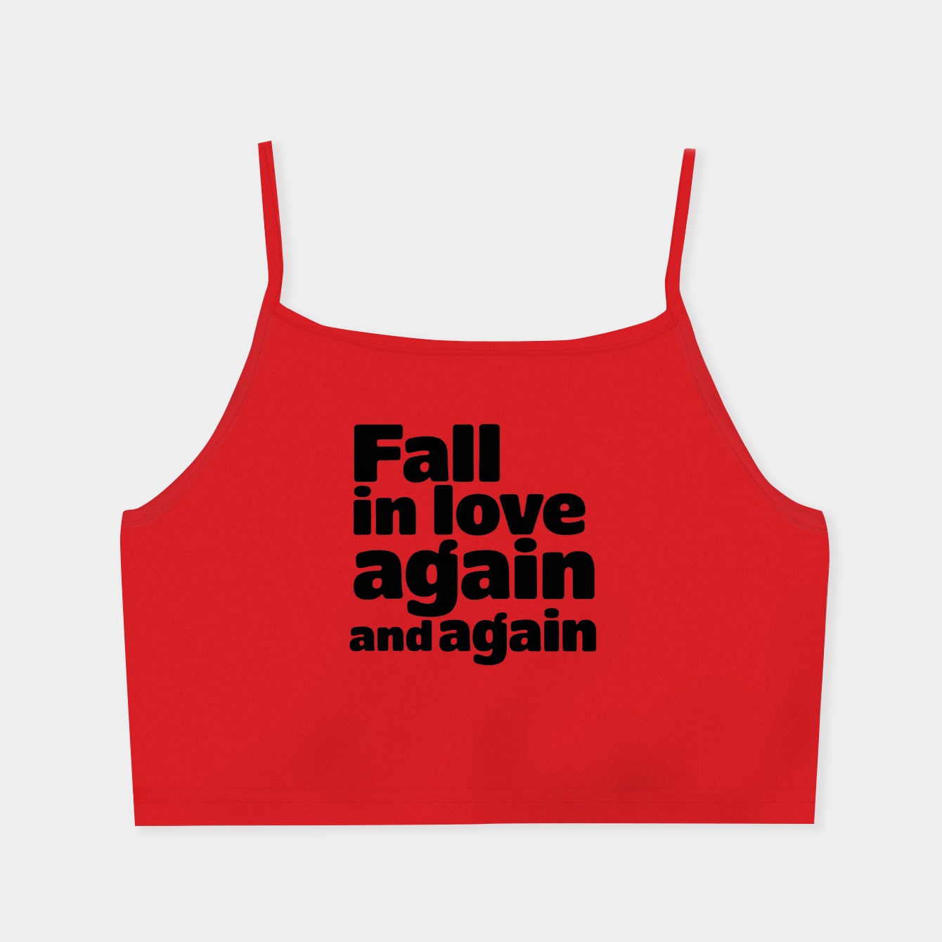 everything is romantic Women's  Spaghetti Strap Tank Top