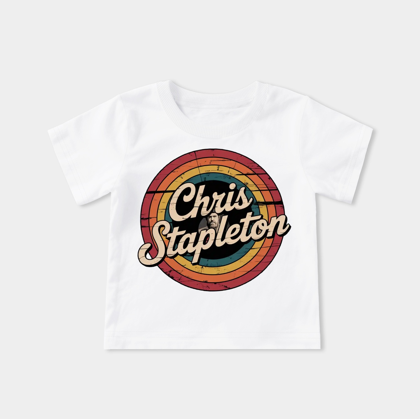 Chris Stapleton Retro Circle Design Youth Classic T-Shirt