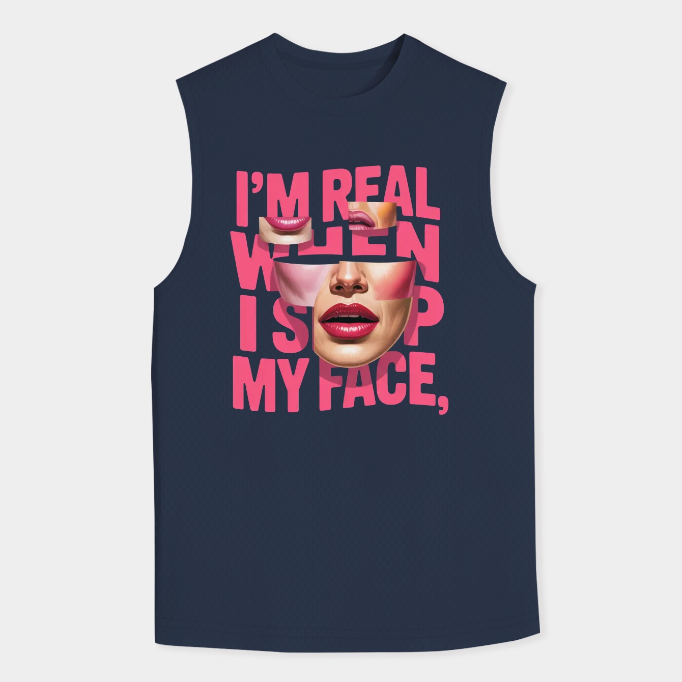 FACE SHOPPING Men's Tank Top
