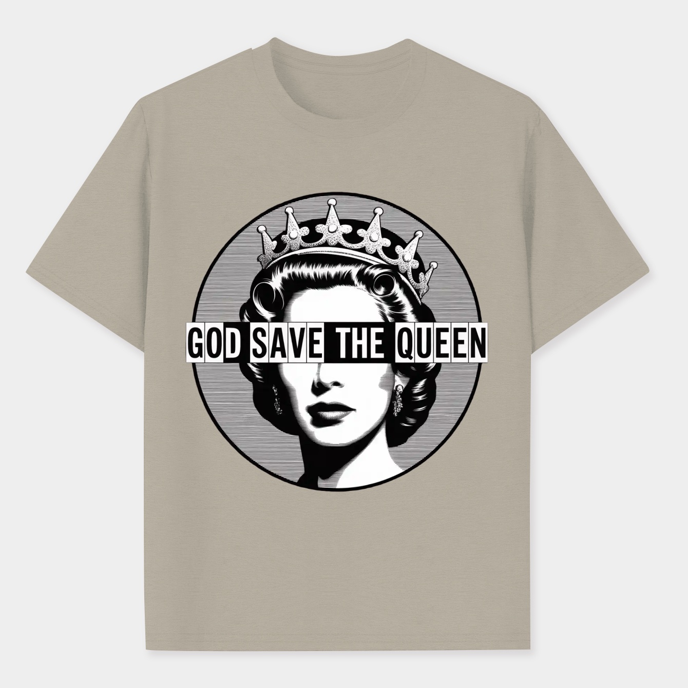 God Save The Queen Men's Performance Athletic T-Shirt