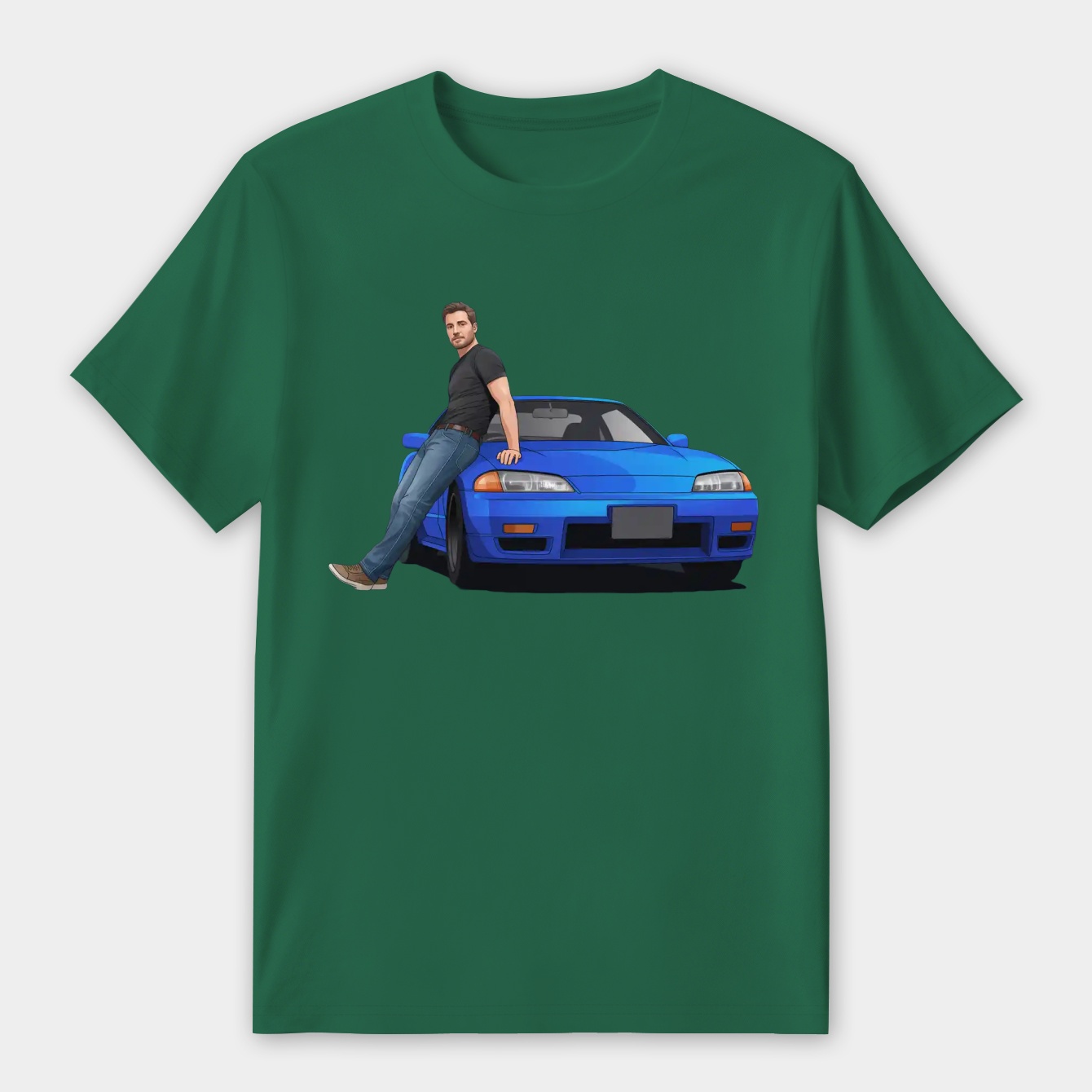 paul walker skyline Women's Premium Soft T-Shirt
