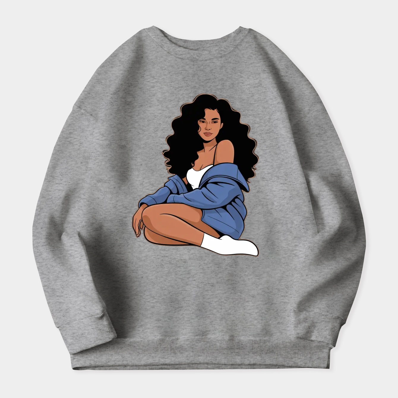 sza design Women's Crewneck Sweatshirt