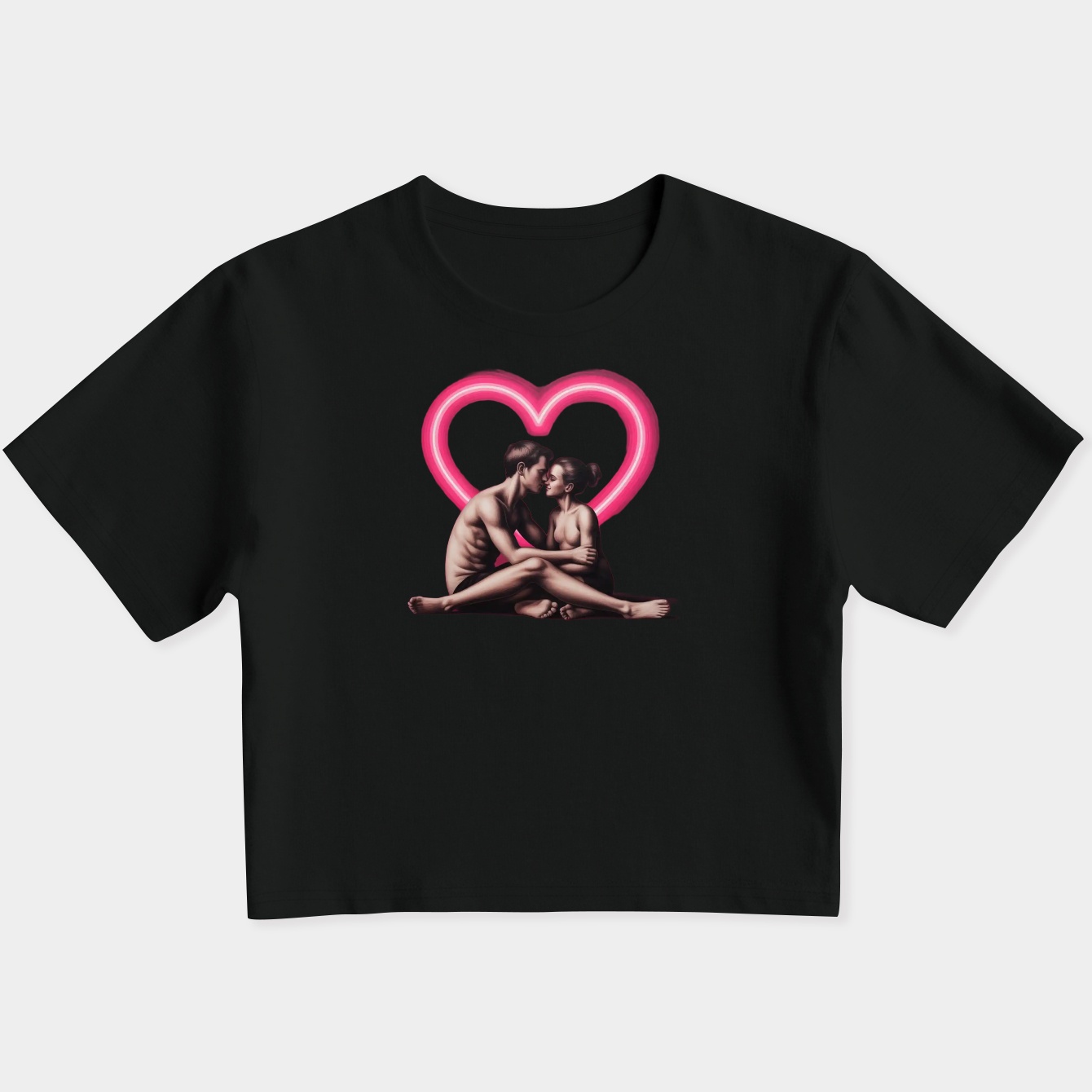 LOVE Women's Slim Fit Baby Tee