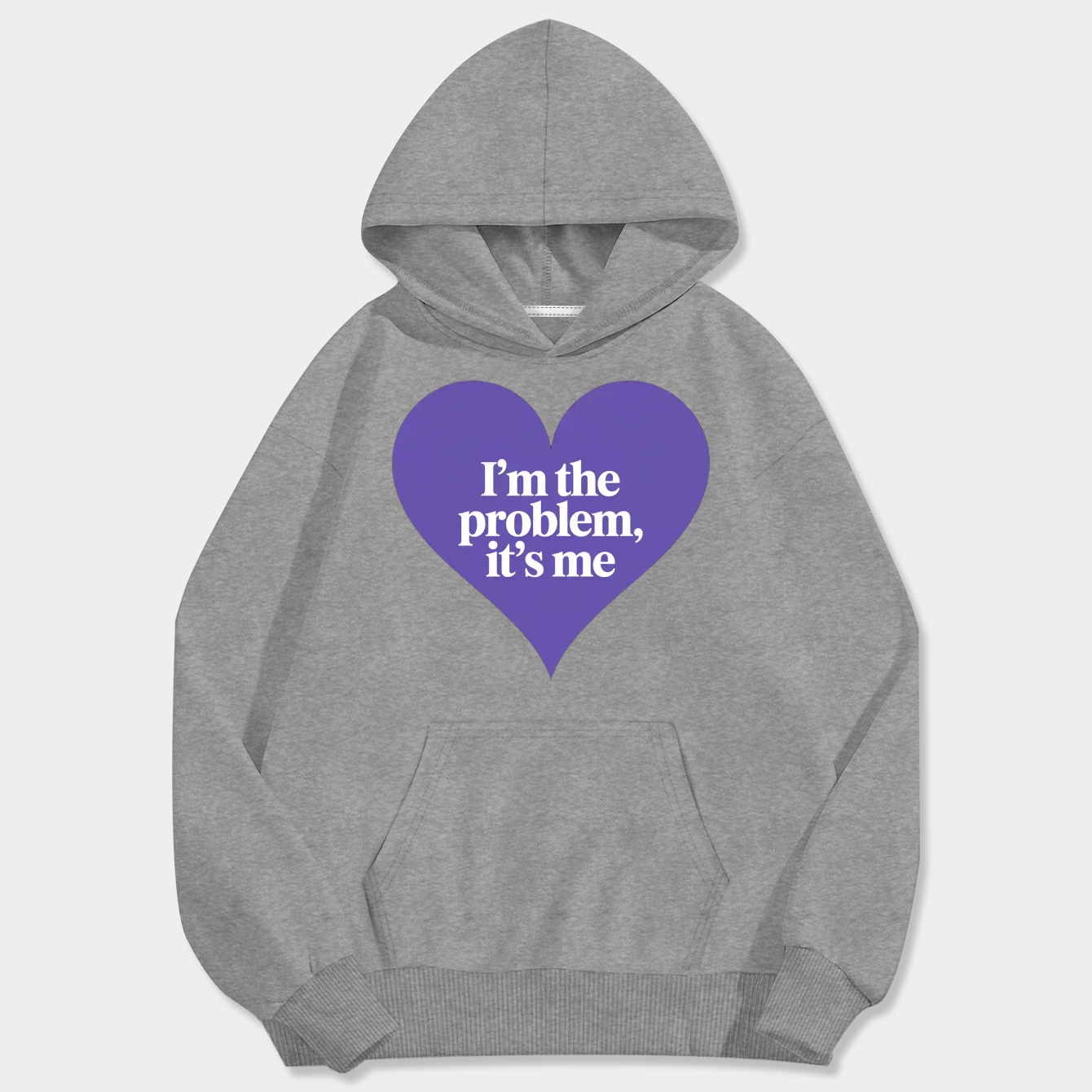 I’m the problem purple Men's Big & Tall Hoodie